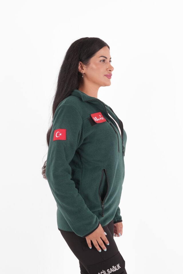 Paramedik Zümrüt Yeşili Polar (Unisex)
