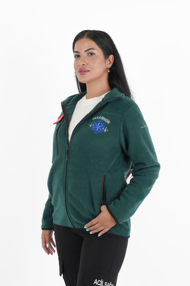 Paramedik Zümrüt Yeşili Polar (Unisex)