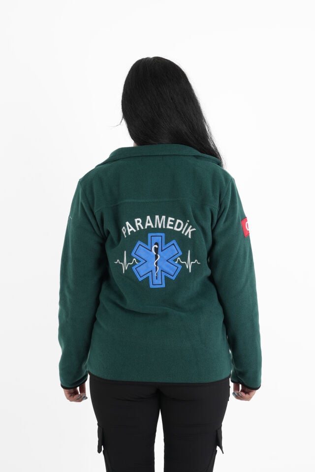 Paramedik Zümrüt Yeşili Polar (Unisex)