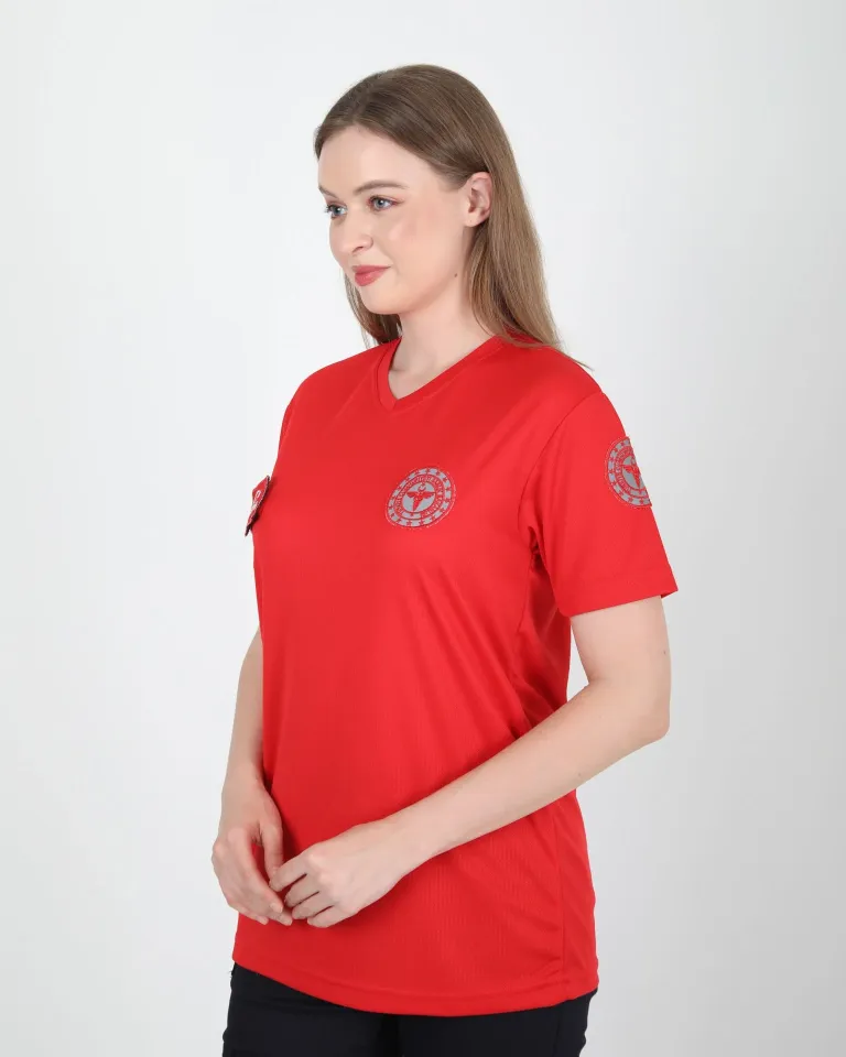 112 Acil Sağlık Comfort V Yaka T-shirt(Fileli-Unisex)