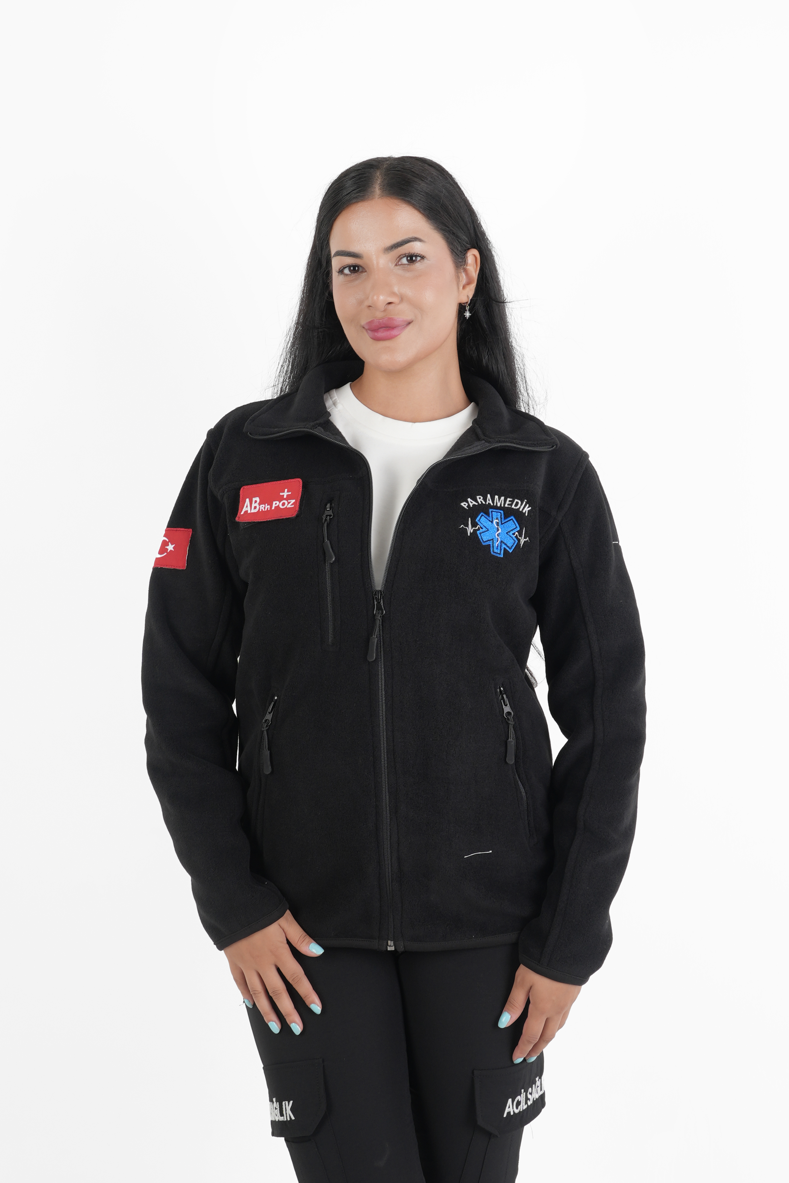 Paramedik Siyah Polar (Unisex)