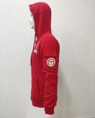 UMKE Kırmızı Kapşonlu Polar (Unisex)