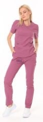 İ-SOFT LİKRALI TAKIM(SLİM FİT) XXS-34/36 Beden - Kahverengi