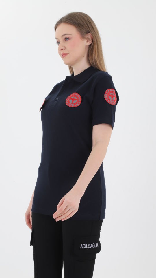 112 Acil Sağlık Lacost T-Shirt Lacivert (Unisex)