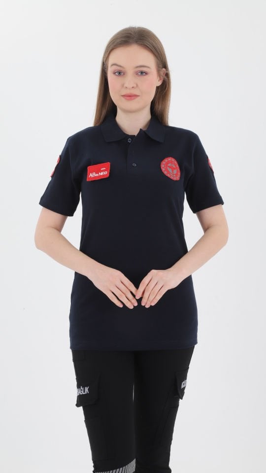 112 Acil Sağlık Lacost T-Shirt Lacivert (Unisex)