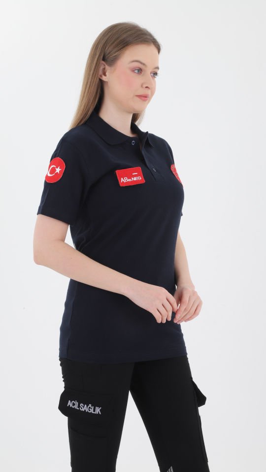 112 Acil Sağlık Lacost T-Shirt Lacivert (Unisex)