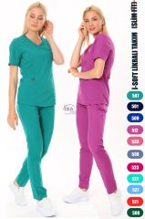 İ-SOFT LİKRALI TAKIM(SLİM FİT) XXL-50/52 Beden - Açık Mavi