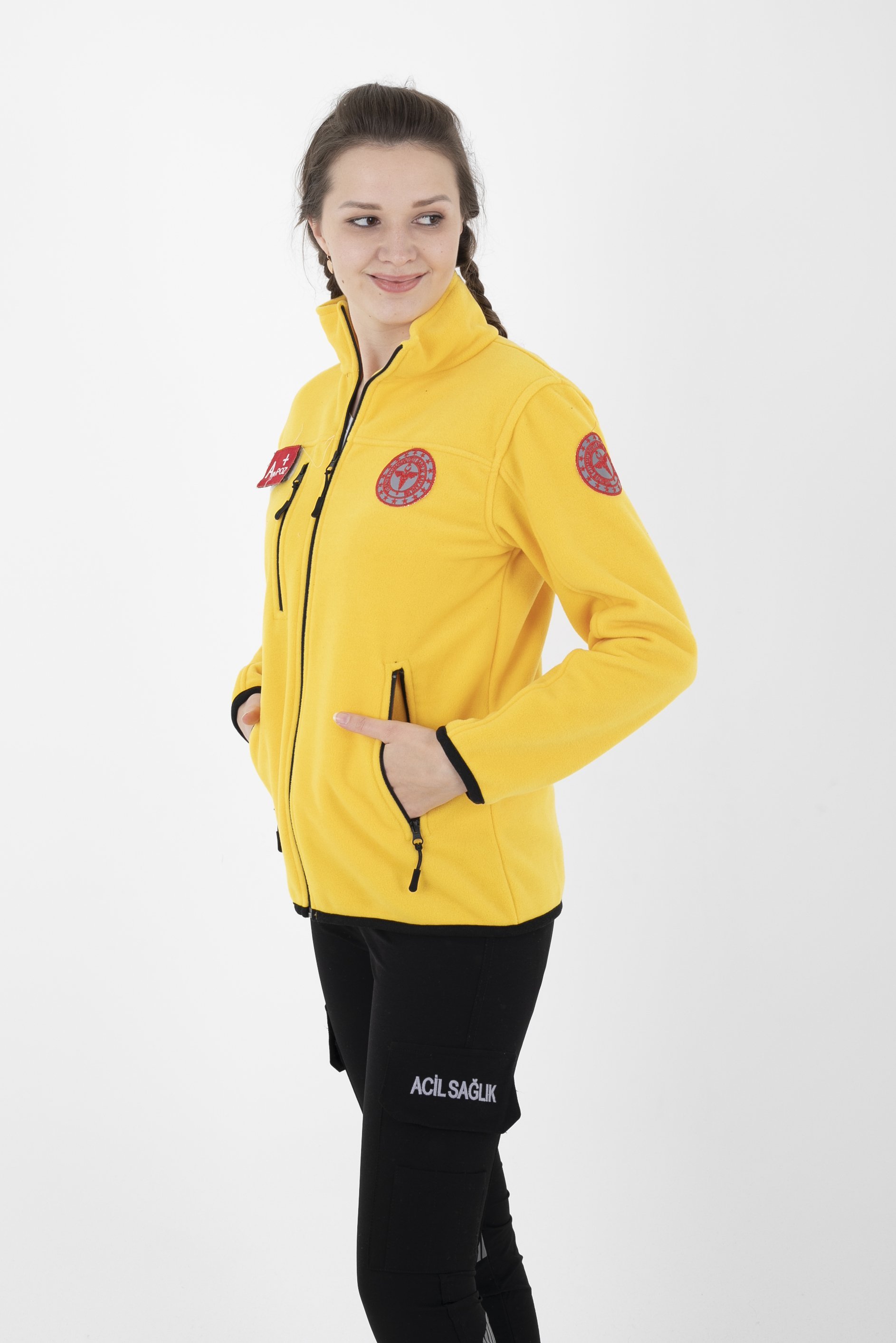 Yeni Evde Sağlık Sarı Polar (Unisex)