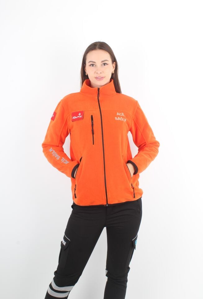 Turuncu Acil Sağlık Polar (Unisex)