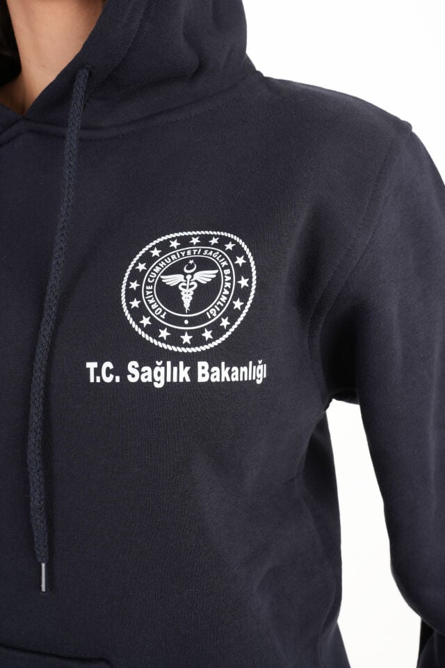 Sağlık Bakanlığı 112 Acil Lacivert Kapşonlu Swit (Unisex)