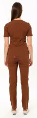 İ-SOFT LİKRALI TAKIM(SLİM FİT) M-42 Beden - Kahverengi