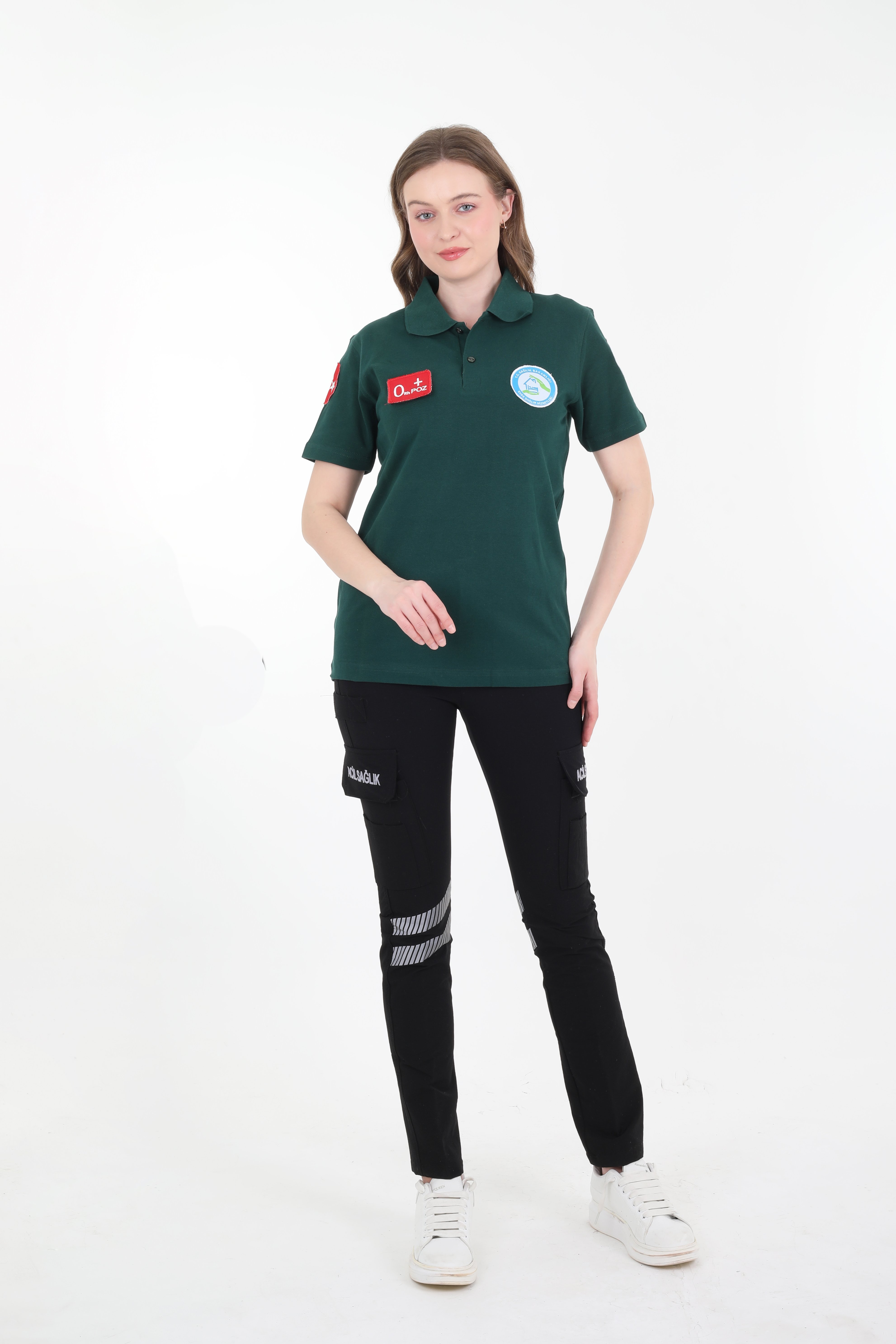 Evde Sağlık Avcı Yeşili Lacost T-shirt (Unisex)