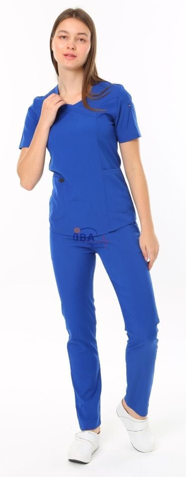 I-Soft Slim Fit Likralı Takım Açık Petrol Mavisi
