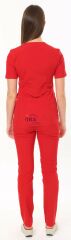 İ-SOFT LİKRALI TAKIM(SLİM FİT) S-40 Beden - kırmızı