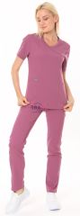 İ-SOFT LİKRALI TAKIM(SLİM FİT) M-42 Beden - kırmızı