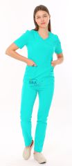 İ-SOFT LİKRALI TAKIM(SLİM FİT) XL-46/48 Beden - Zeytin Yeşili