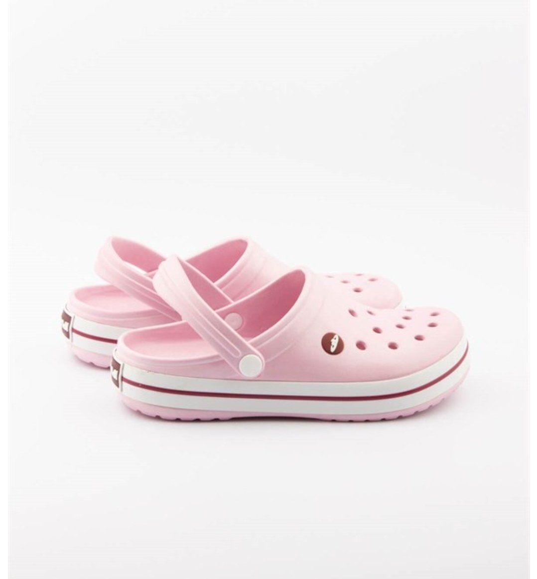 Toz Pembe Bayan Eva Terlik (Yerli Crocs)