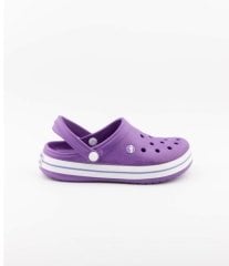 Mor-Beyaz Bayan Eva Terlik (Yerli Crocs)