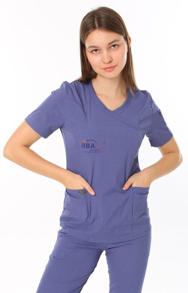 I-Soft Slim Fit Likralı Takım Fırtına Mavisi