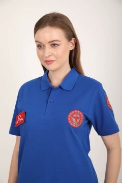 Yeni 112 Acil Sağlık Sax Mavisi Lacost T-shirt (Unisex)