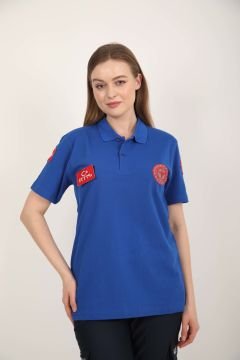 Yeni 112 Acil Sağlık Sax Mavisi Lacost T-shirt (Unisex)