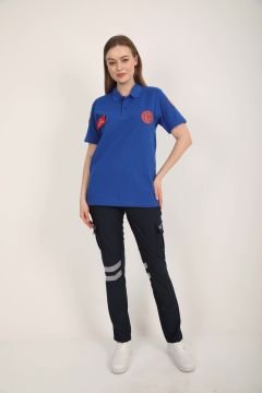 Yeni 112 Acil Sağlık Sax Mavisi Lacost T-shirt (Unisex)