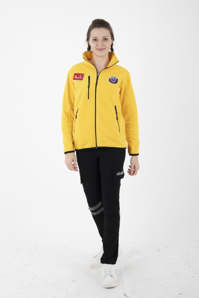 Yeni Sarı Paramedik Polar (Unisex)