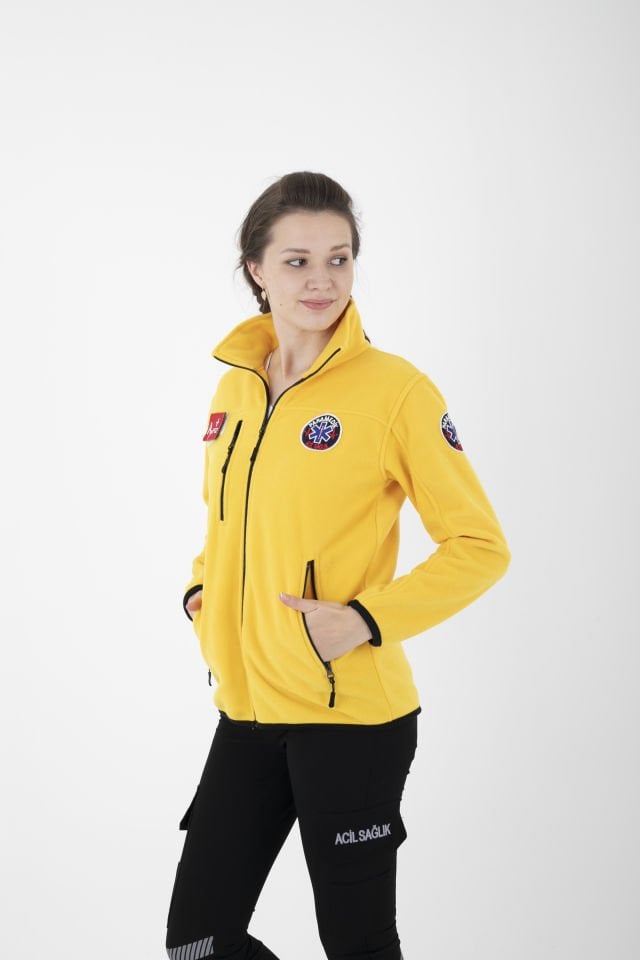 Yeni Sarı Paramedik Polar (Unisex)