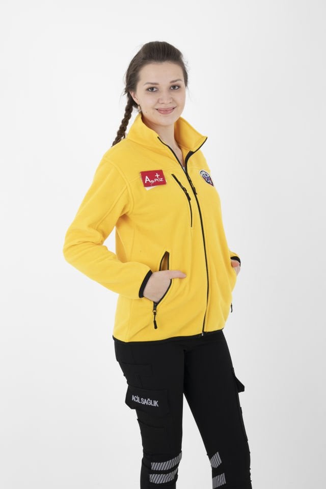 Yeni Sarı Paramedik Polar (Unisex)
