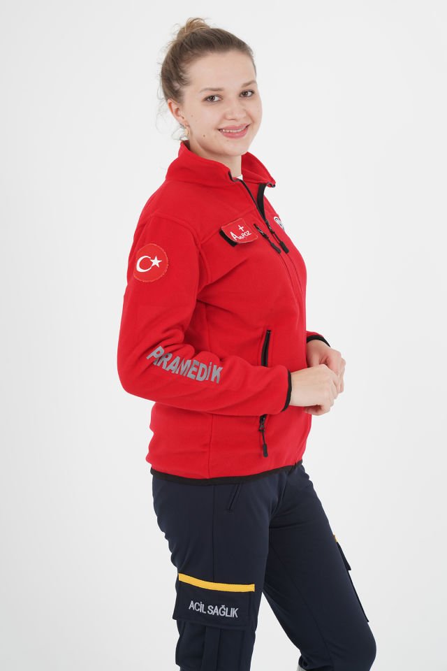Yeni Kırmızı Paramedik Polar (Unisex)