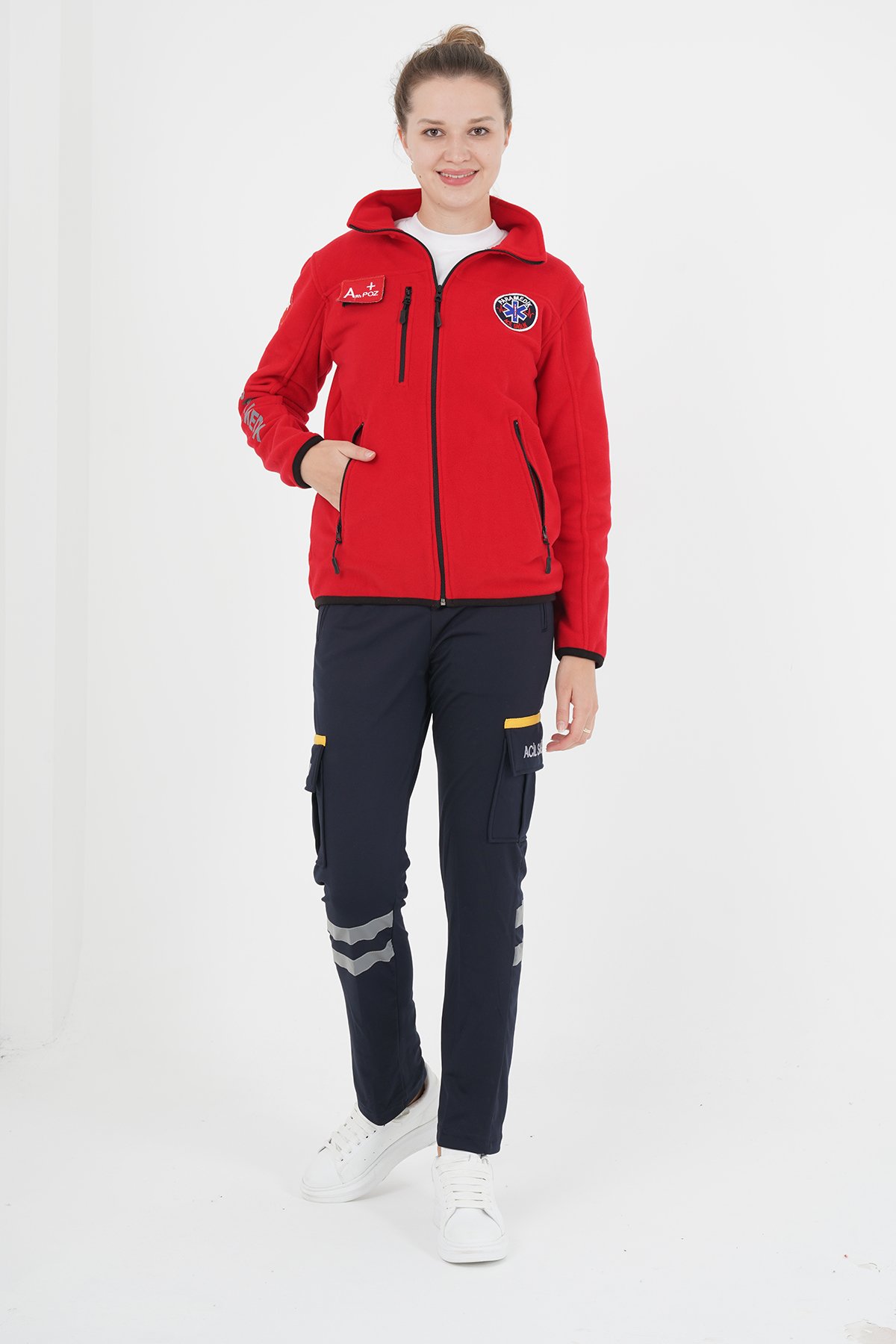 Yeni Kırmızı Paramedik Polar (Unisex)