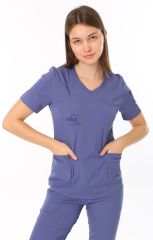 İ-SOFT LİKRALI TAKIM(SLİM FİT) S-40 Beden - Fırtına Mavisi