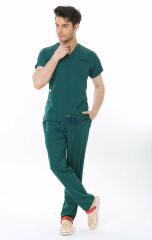 İ-Platinum Viskon Likralı Takım S-40 Beden - avcı yeşili