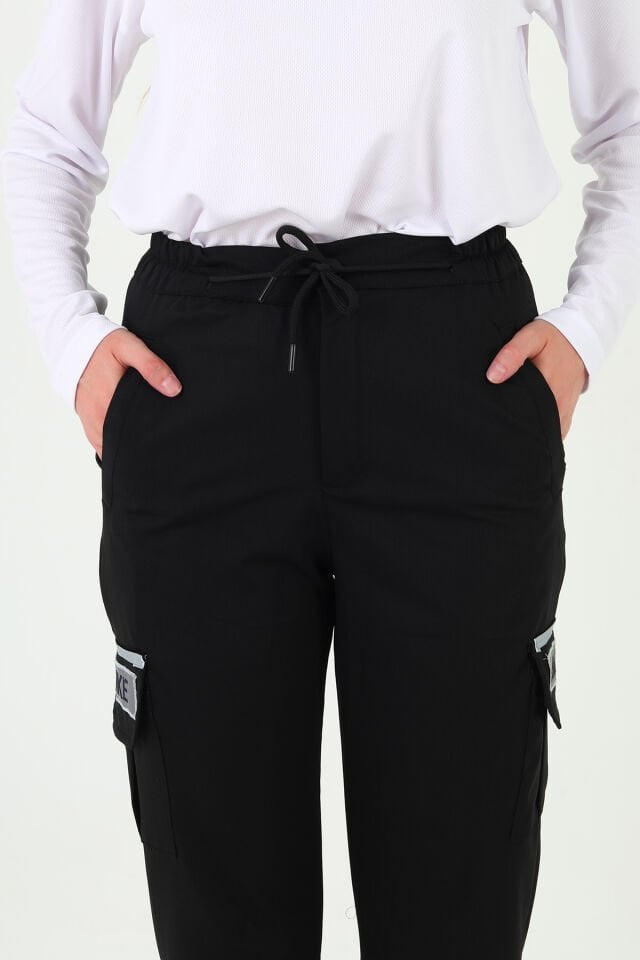 YENİ UMKE Siyah Likralı Premium Yazlık Pantolon (Unisex)