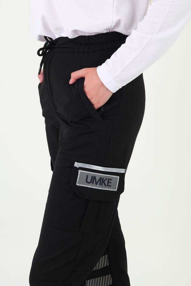 YENİ UMKE Siyah Likralı Premium Yazlık Pantolon (Unisex)