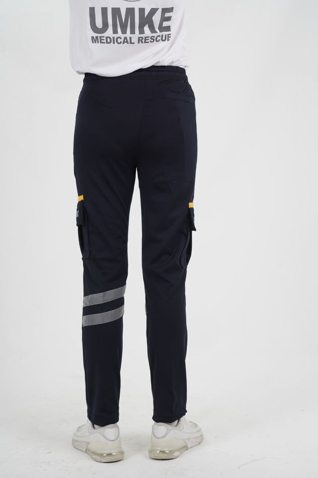 Kışlık 112 Acil Sağlık Lacivert Likralı Eşofman Pantolon (Unisex)