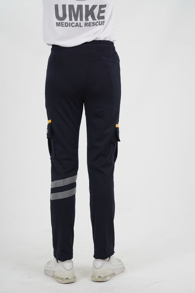 Kışlık 112 Acil Sağlık Lacivert Likralı Eşofman Pantolon (Unisex)