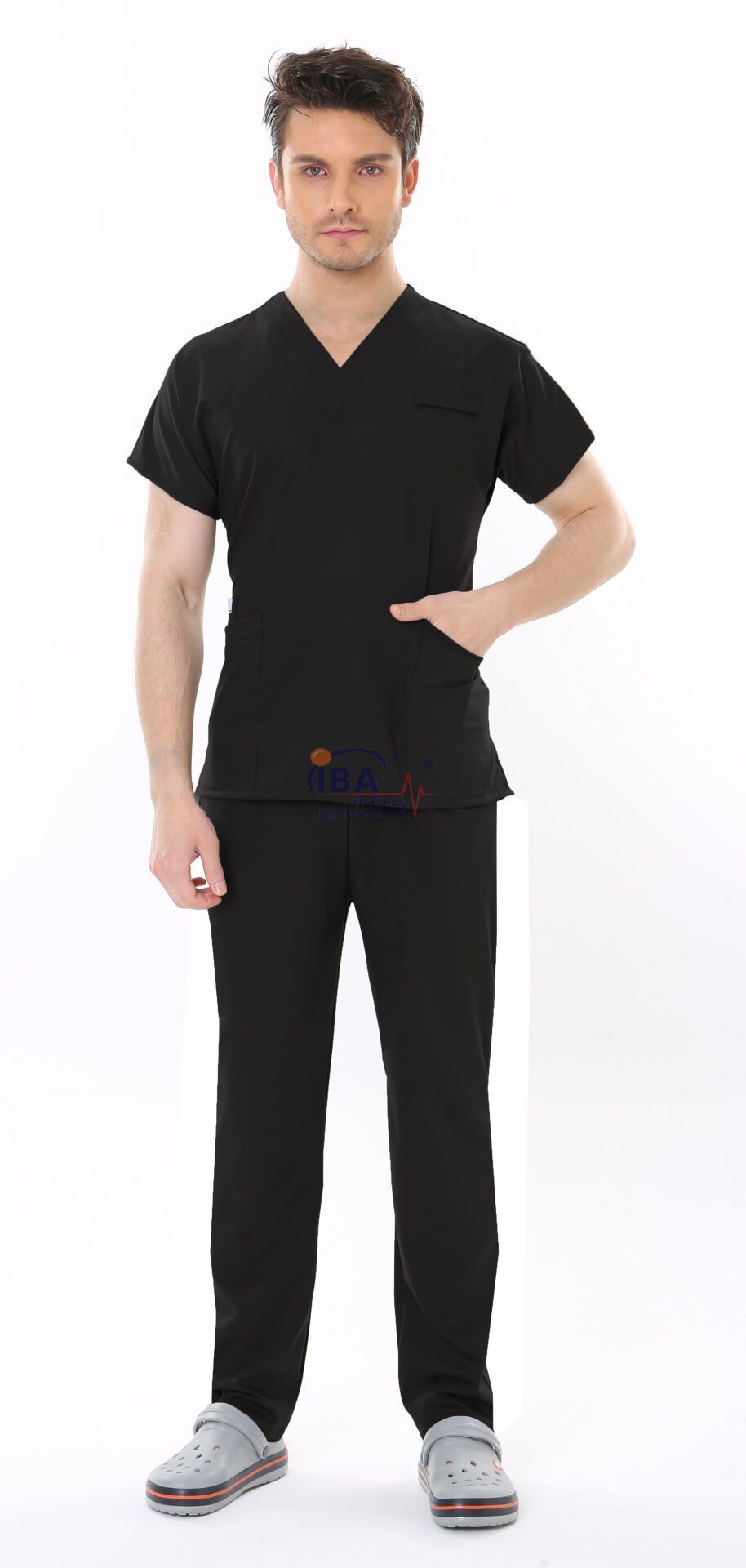 İ-Platinum Viskon Likralı Takım XXS-34/36 Beden - Siyah