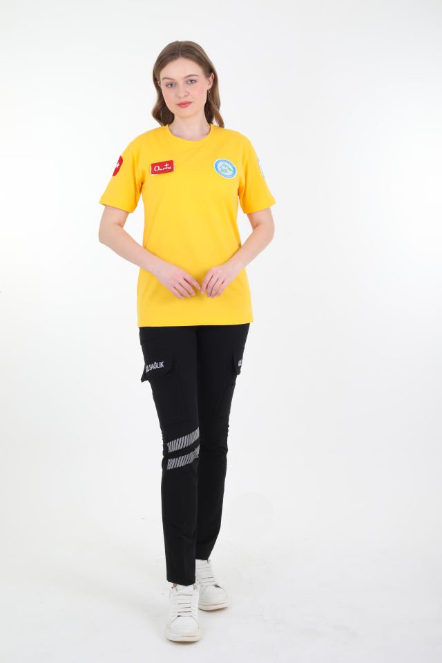 Evde Sağlık Penye Sıfır Yaka T-shirt (Unisex)