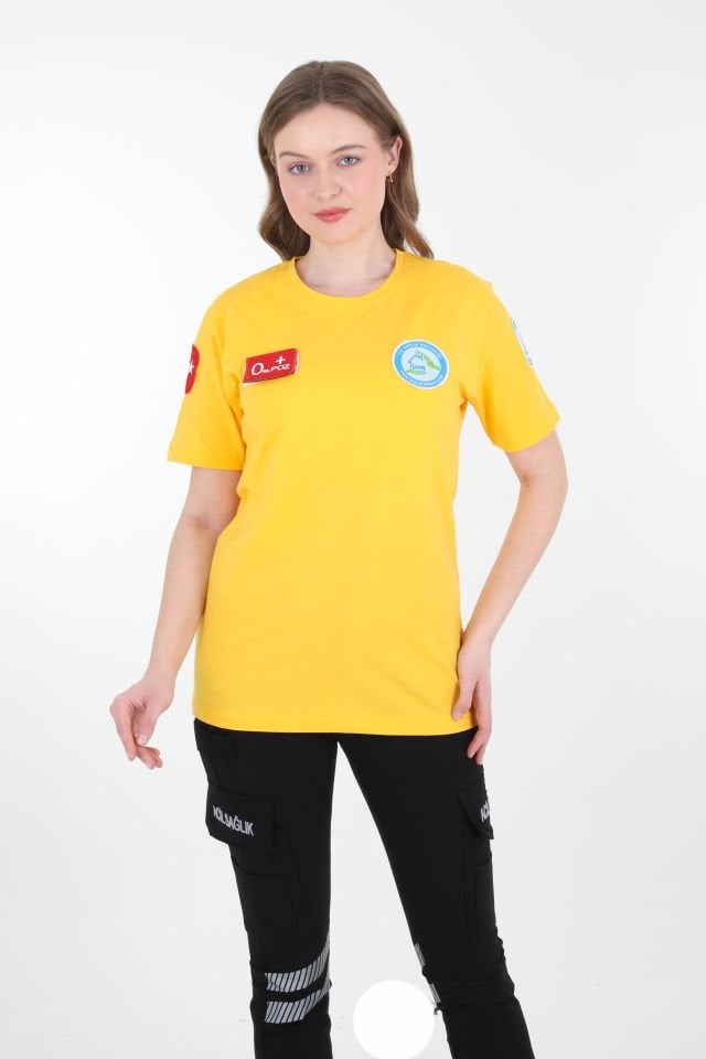 Evde Sağlık Penye Sıfır Yaka T-shirt (Unisex)