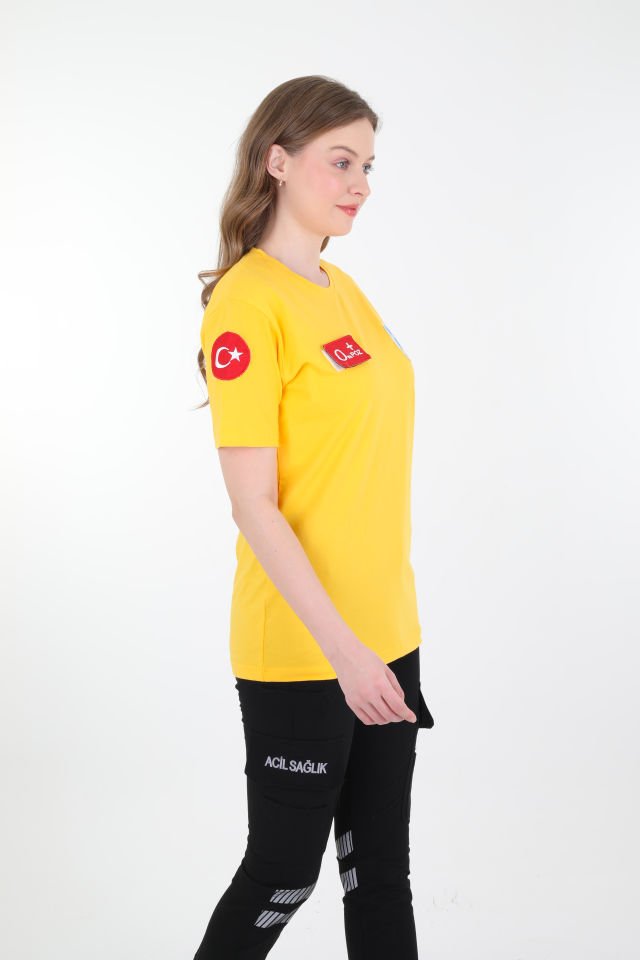 Evde Sağlık Penye Sıfır Yaka T-shirt (Unisex)