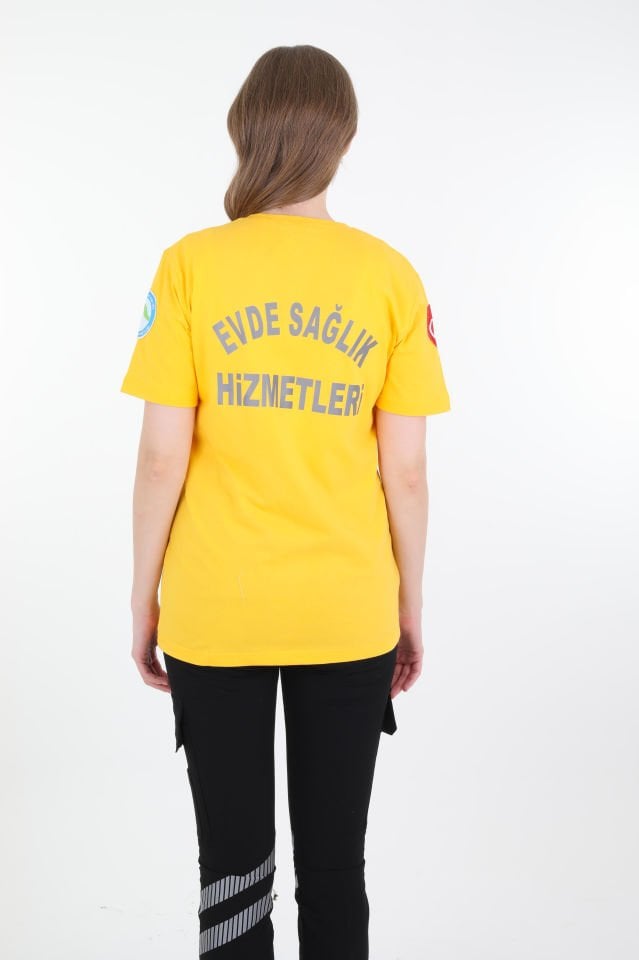 Evde Sağlık Penye Sıfır Yaka T-shirt (Unisex)