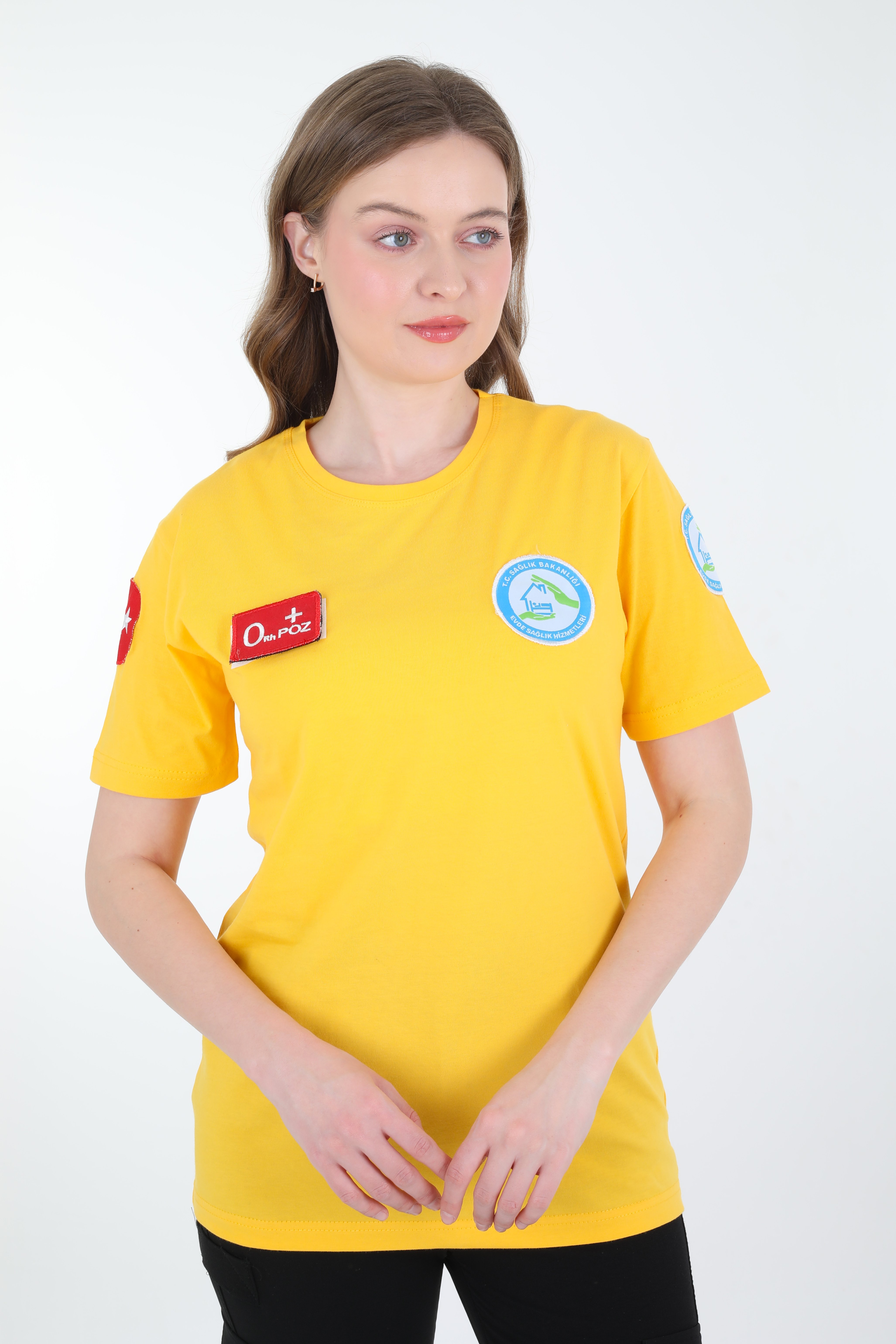 Evde Sağlık Penye Sıfır Yaka T-shirt (Unisex)