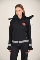 YENİ (112) Acil Sağlık Shoft Shell Mont(Su Geçirmez)