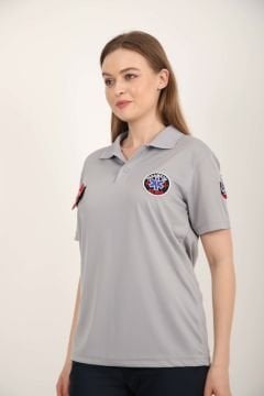 Yeni Paramedik Açık Füme Comfort Polo T-shirt(Unisex-Fileli)