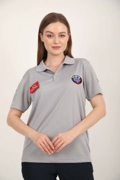 Yeni Paramedik Açık Füme Comfort Polo T-shirt(Unisex-Fileli)