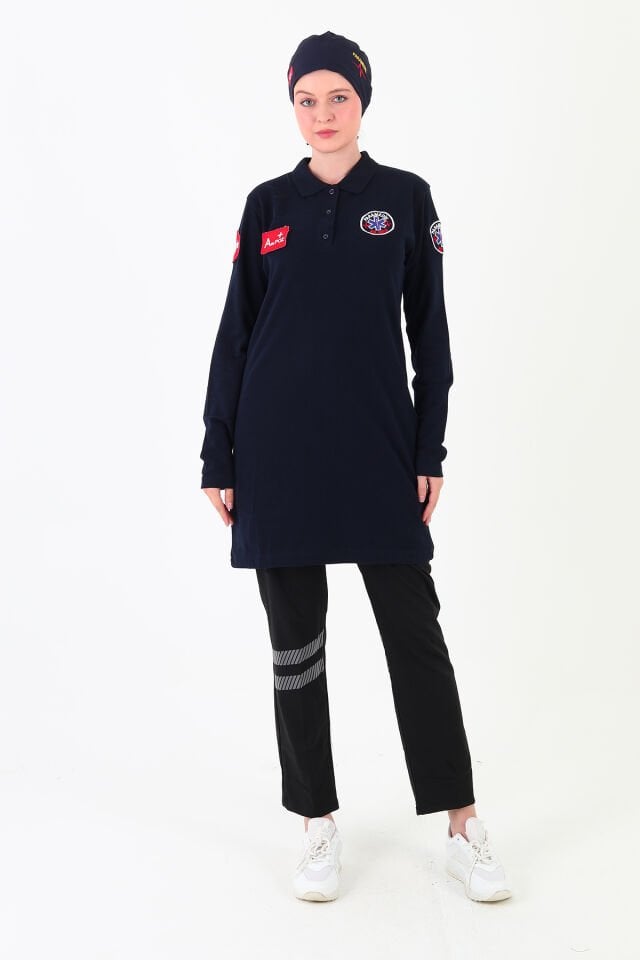 Yeni Paramedik Lacivert Lacost Tunik