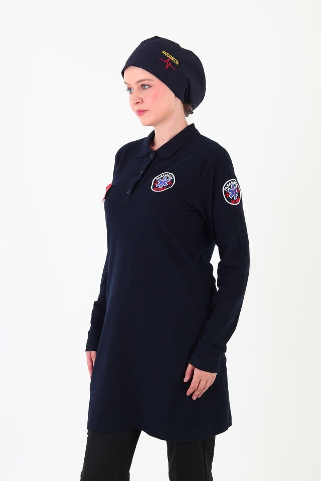 Yeni Paramedik Lacivert Lacost Tunik
