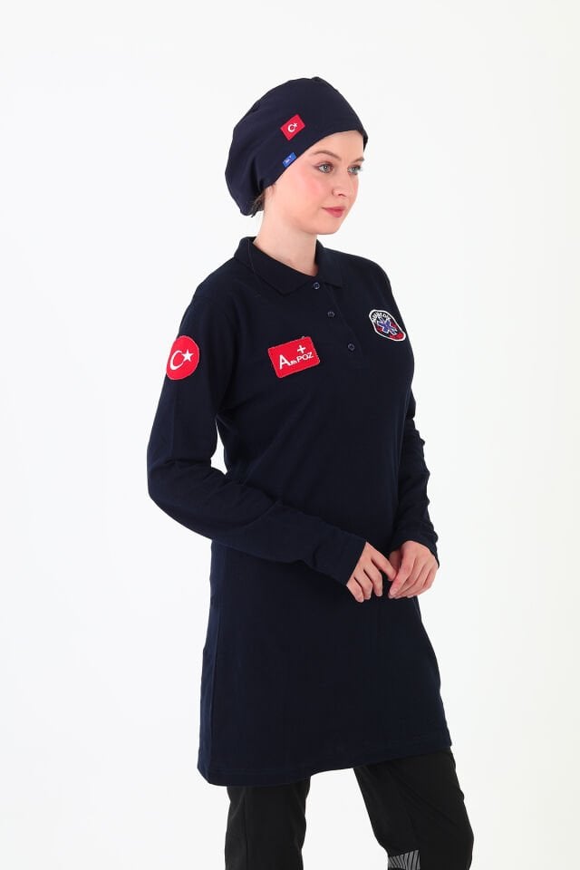 Yeni Paramedik Lacivert Lacost Tunik