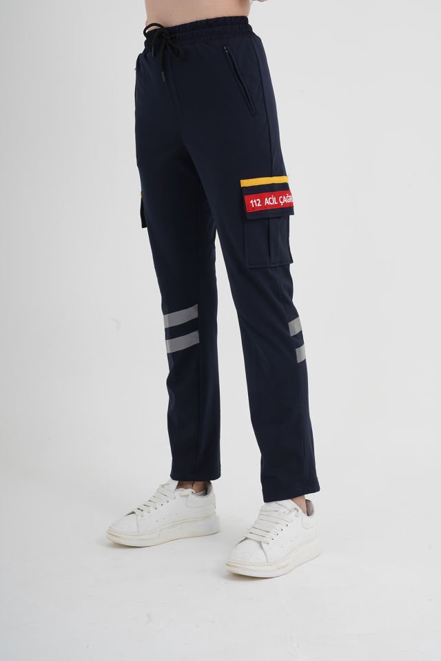112 Acil Çağrı Merkezi Eşofman Kışlık Likralı Pantolon (Unisex)